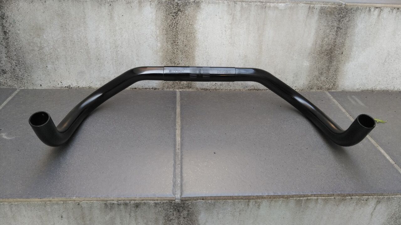 NITTO 日東 RB-021ブルホーン W380mmBROOKS本革バーテープ Amazon | NITTO (ニットー) 日東 RB-021 アルミ ブルホーンバー
