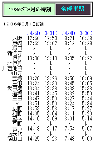 福知山運転所 運転時刻表 JR西日本 福知山運転所 運転士時刻表スタフ - メルカリ