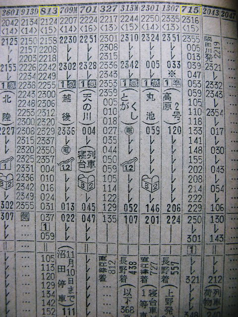 ☆ 1964年2月 高崎線 荷49電車の時刻 : Rail・Artブログ