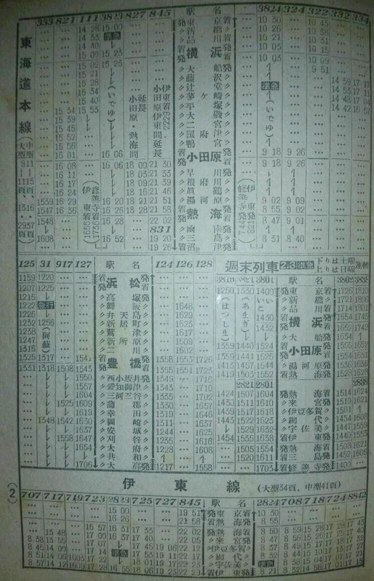 資料】1951年4月 定期優等列車編成・臨時列車時刻 : Rail・Art