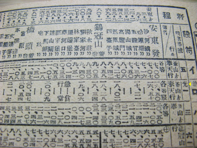 ☆ 1934年5月 釜山～奉天 急行「ひかり」の時刻 : Rail・Artブログ