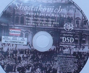 ショスタコーヴィチ交響曲第1番 キタエンコ ケルン ギュルツェニヒo 新 今でもしぶとく聴いてます