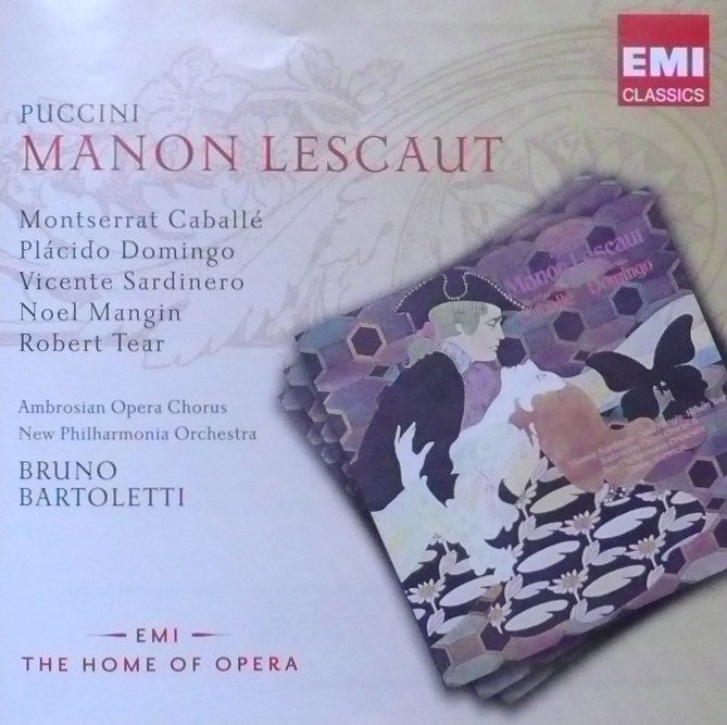 プッチーニのマノン レスコー カバリエ ドミンゴ バルトレッティ ニュー Po 新 今でもしぶとく聴いてます
