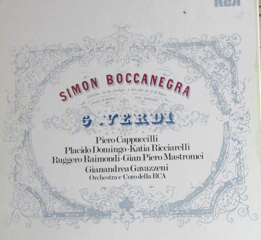 シモン・ボッカネグラ カプッチッリ、リッチャレッリ、ドミンゴ : 新