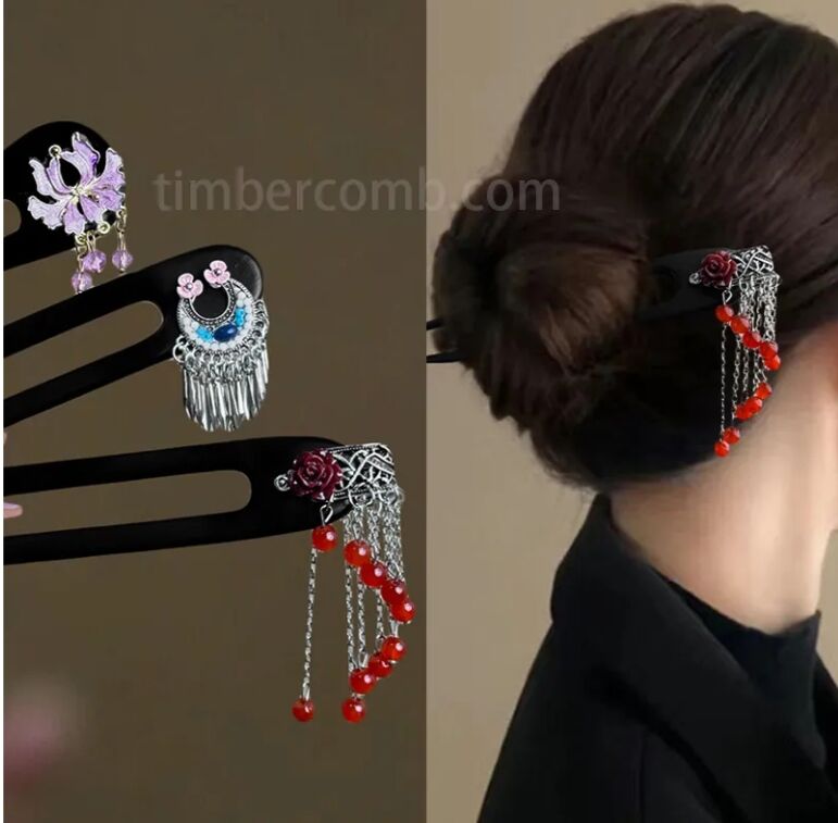 檀木のかんざし