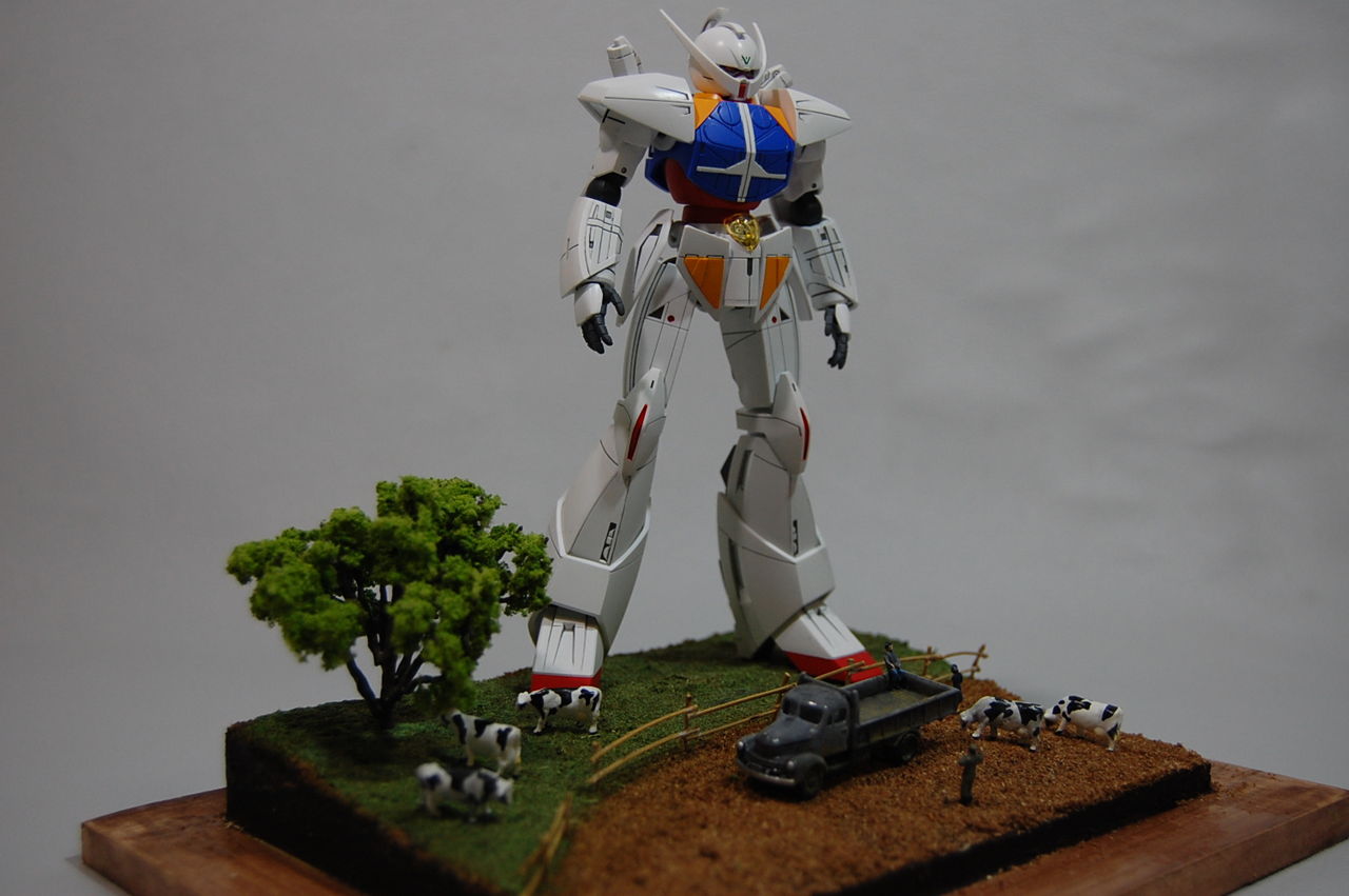 ガンプラジオラマ ターンaガンダム Wild Vegetation 人気沸騰