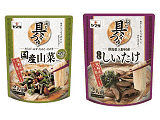 「ぶっかけ具入りつゆ　国産山菜きのこ入り」など