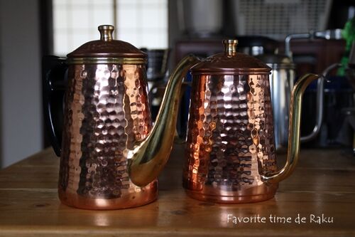 カリタの銅製ドリップポット 買っちゃいました 珈琲と木工の時間 工房 楽