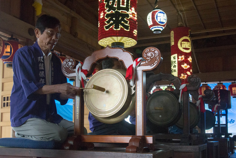 大和 上和田薬王院 双盤念仏 2014/09/08 : 楽の祭り見物
