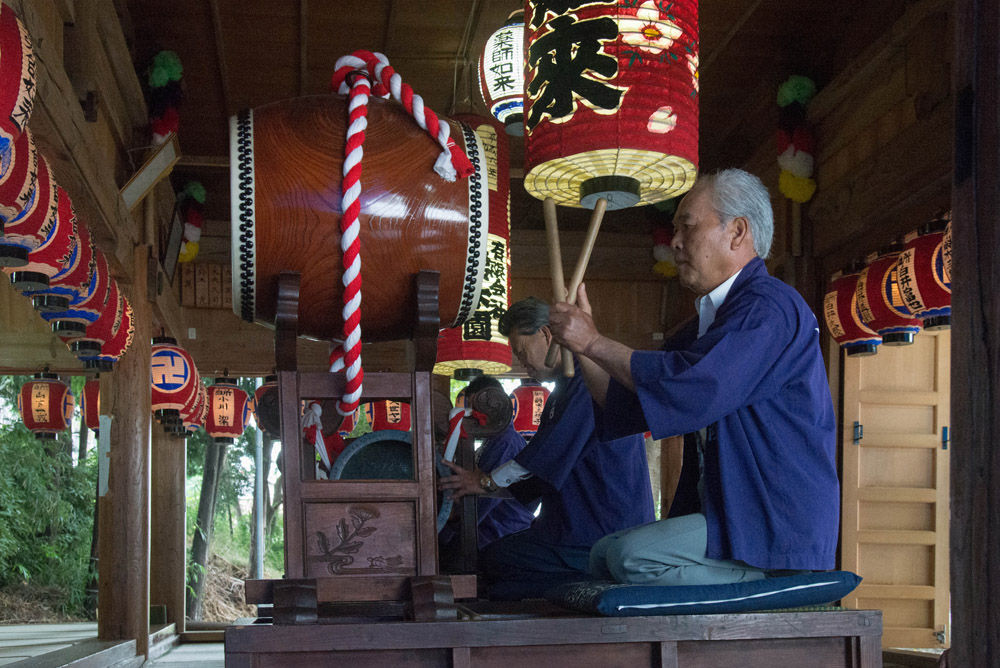 大和 上和田薬王院 双盤念仏 2014/09/08 : 楽の祭り見物