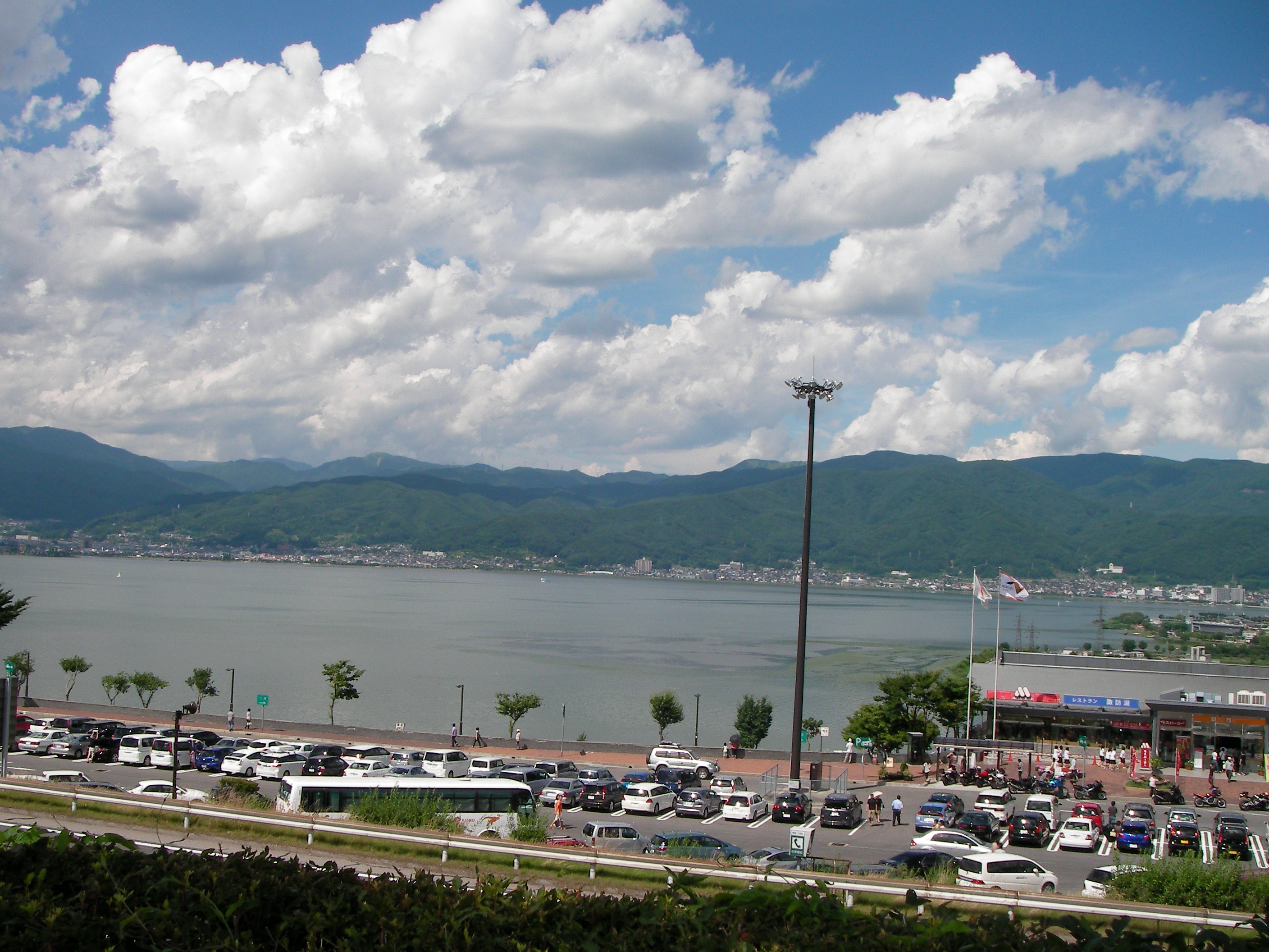 松本旅行 諏訪湖sa 再 あなろぐ日記