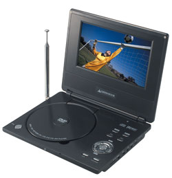 Tvも見れる ポータブルdvdプレーヤー なぜかキティちゃん付き ラクダネット通信