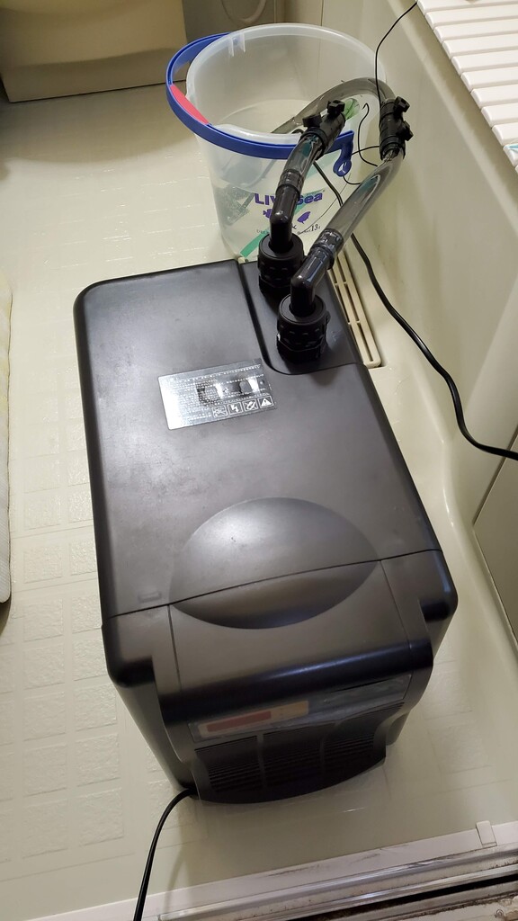 ゼンスイzr130 Eを内部洗浄 楽して海水魚16