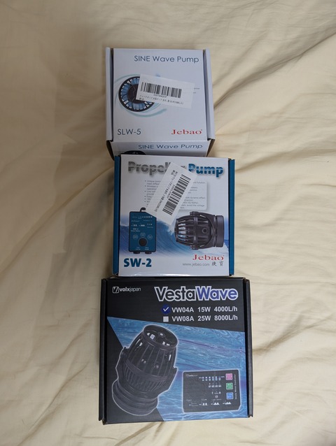 【新品未開封】水流ポンプ Jebao SW-15 はじめての海水魚水槽13】水流ポンプ導入 | ありえないありえる