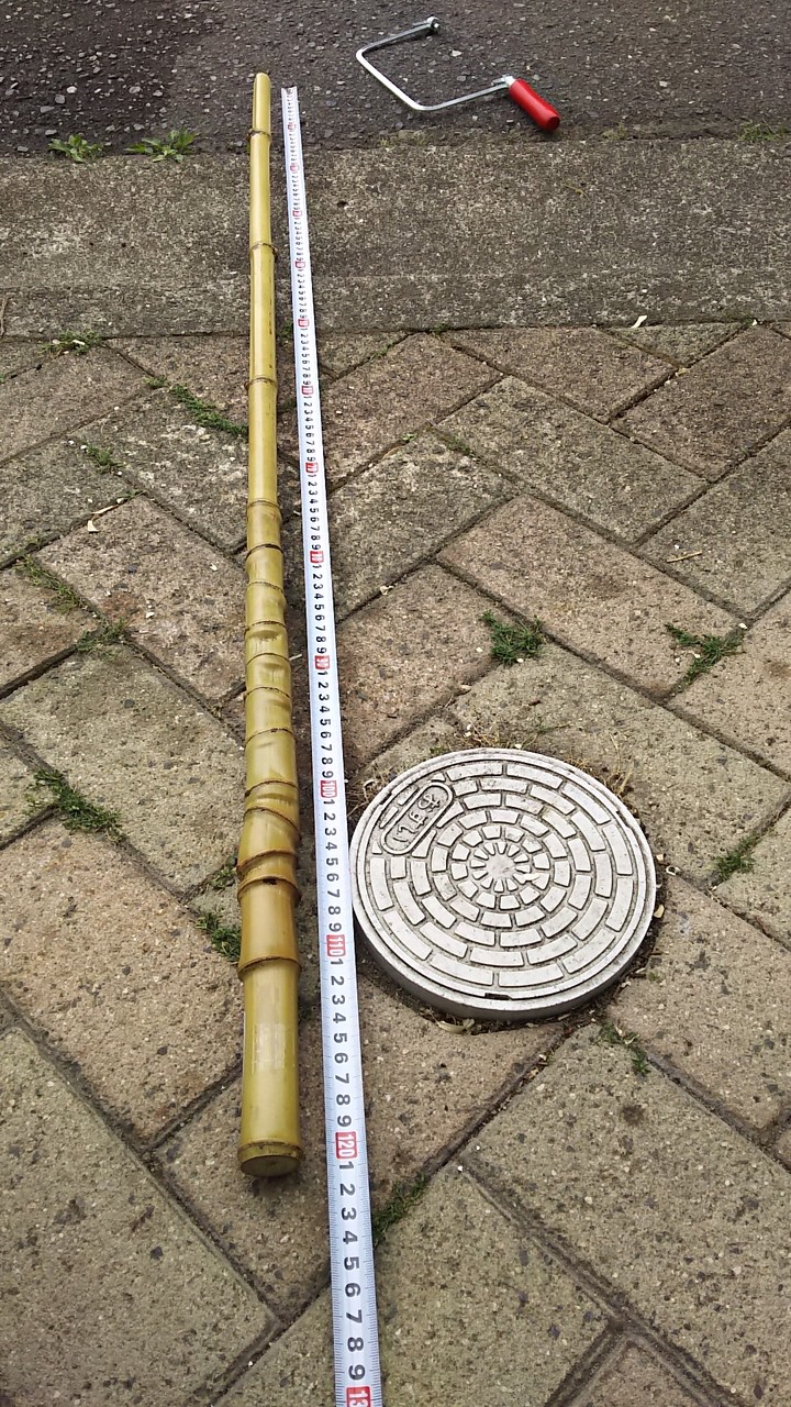 タモ枠 タモの柄作り順調 自作かかり竿でチヌを釣るまで