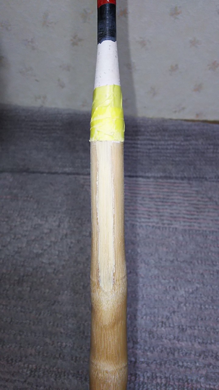 布袋竹元竿の製作 : 自作かかり竿でチヌを釣るまで