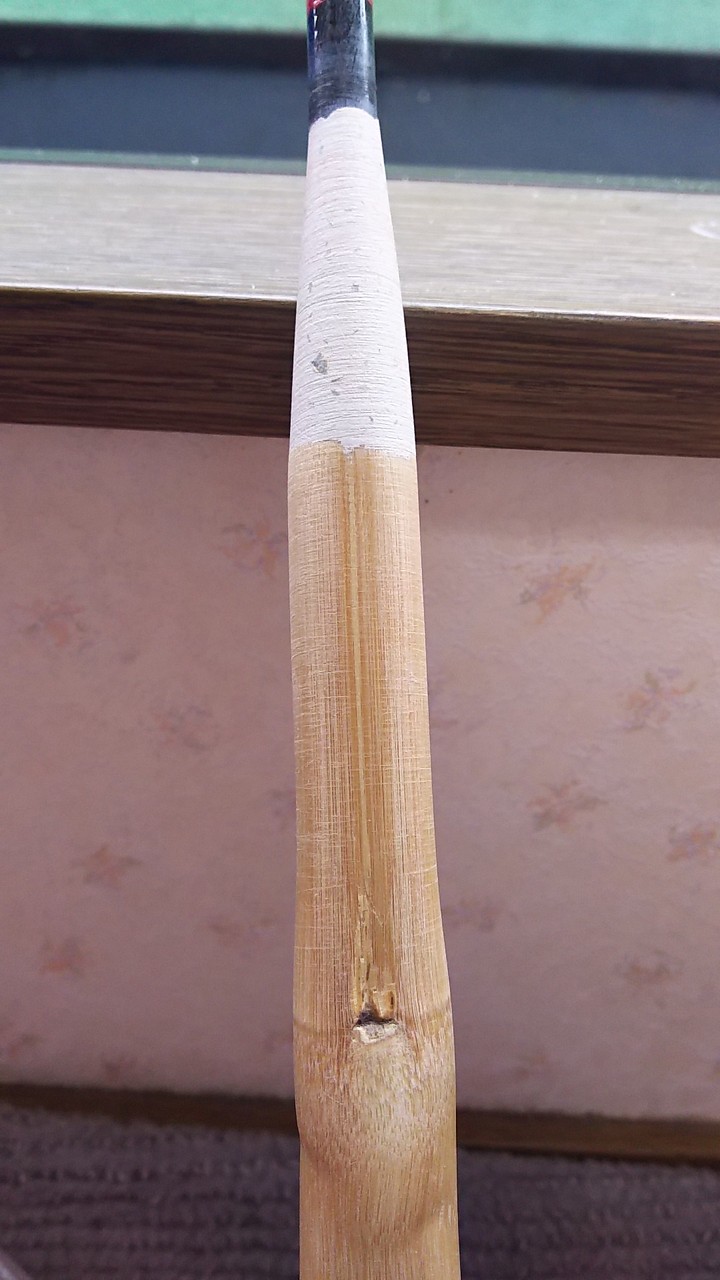 布袋竹元竿の製作 : 自作かかり竿でチヌを釣るまで