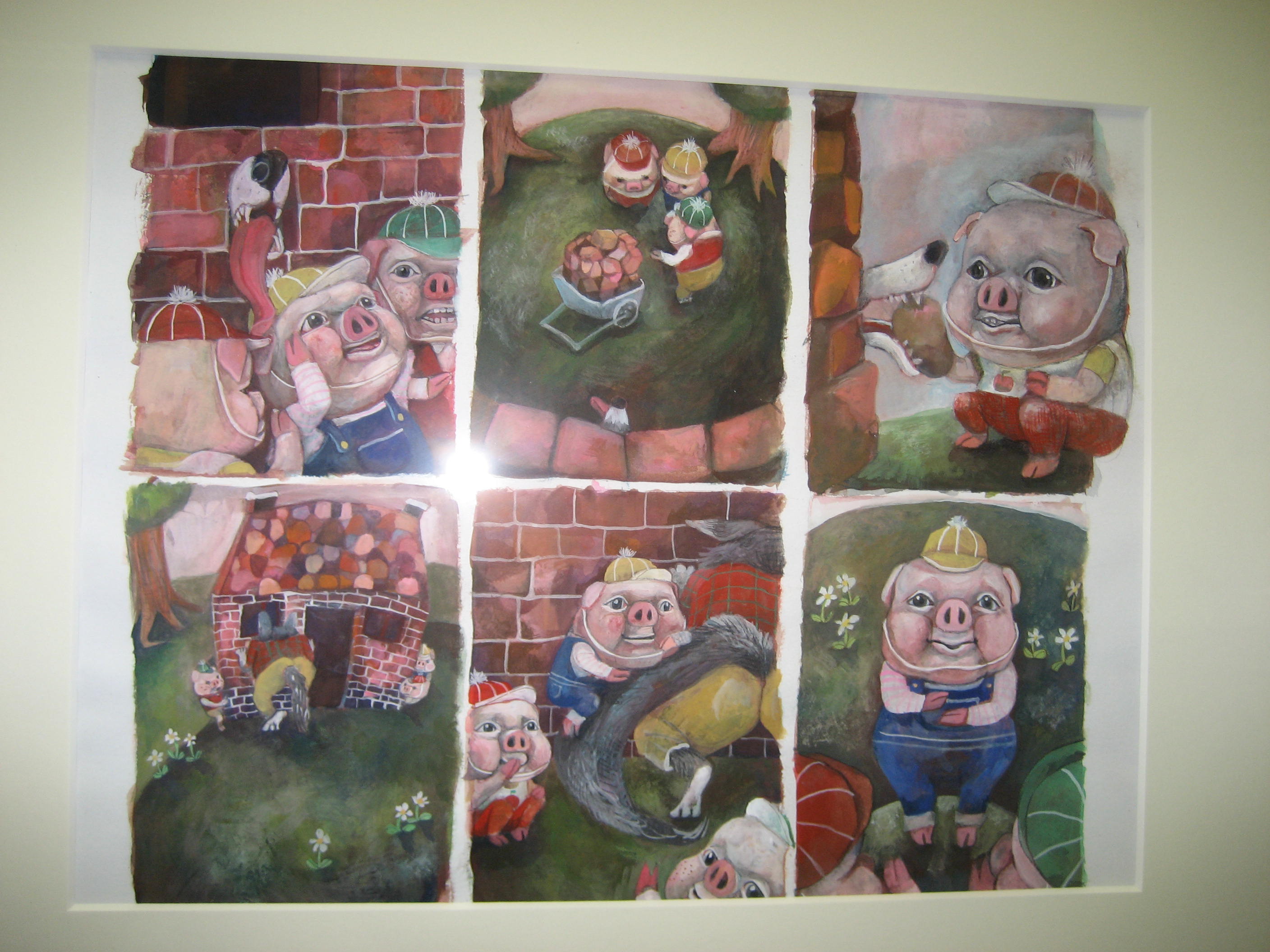 黒田愛 絵本原画展へ 楽豚 黒田愛 絵本原画展へ 楽豚