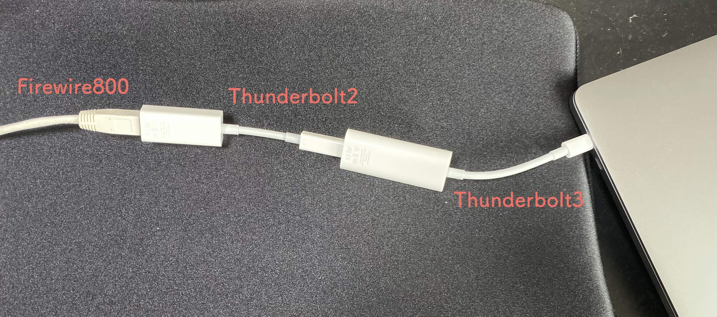 Apple ならっ thunderbolt firewire A1463 adapter