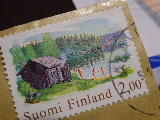 フィンランド切手でどっぷり北欧気分 : 下関にも北欧雑貨 Rallissaの日々