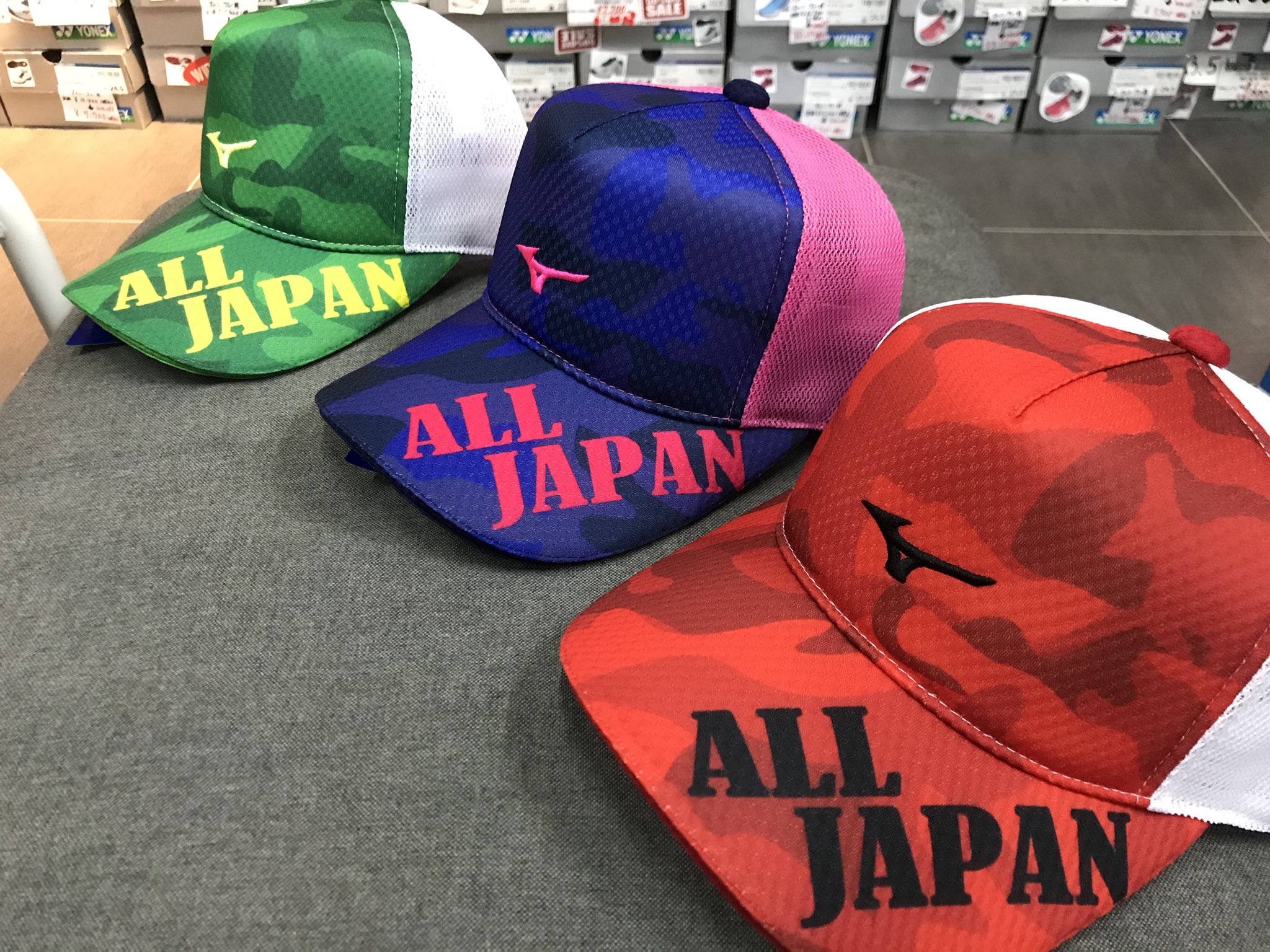 ヨネックス ALL JAPANキャップ ヨネックス 2022 インターハイ 限定