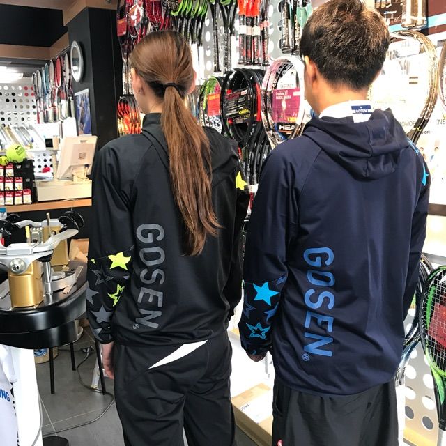 後ろ姿も可愛い、ゴーセンGOSEN限定スムースパーカー！ : テニス