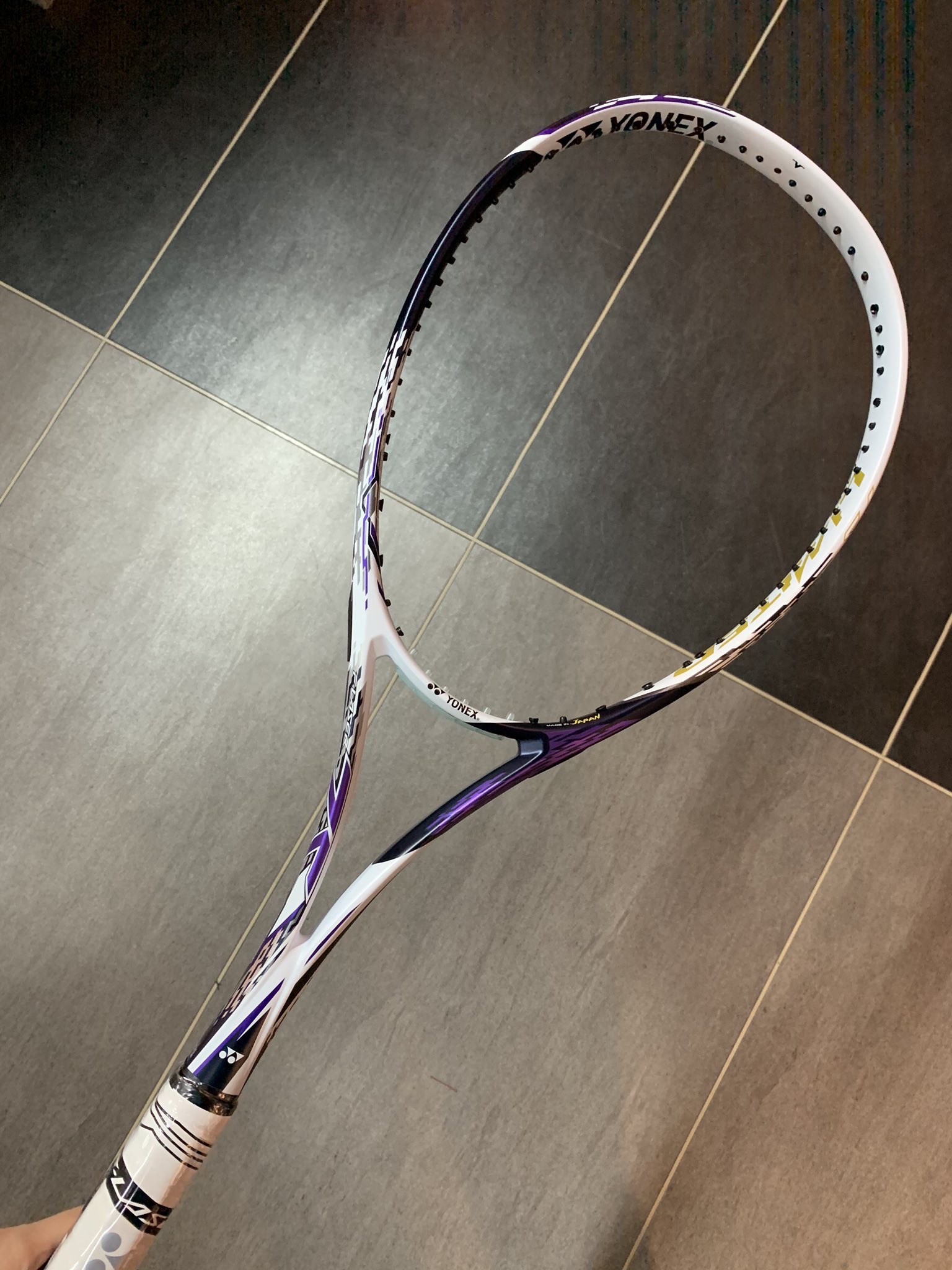 YONEX ヨネックス F-LASER 7V リミテッドカラー 紫 ソフトテニス-