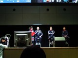2着大嶋一也と3着松尾宣邦とインタ中の杢野誓良