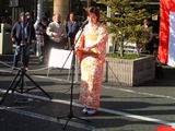 正月の江戸川鏡開きで司会を務めた田島さん