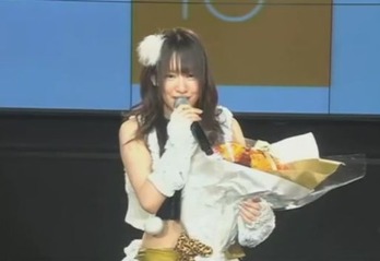 卒業あいさつでは涙も流したはーちゃん