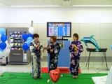 かおりまなまいのトリプル浴衣祭り
