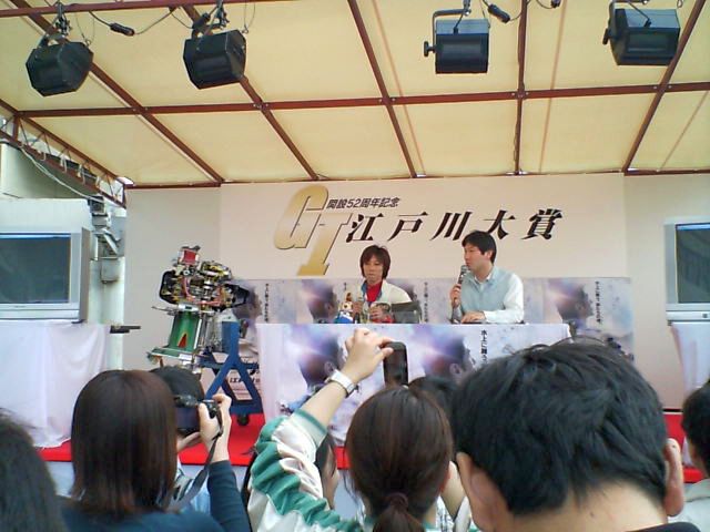 2007年G1江戸川大賞時のマルちゃん