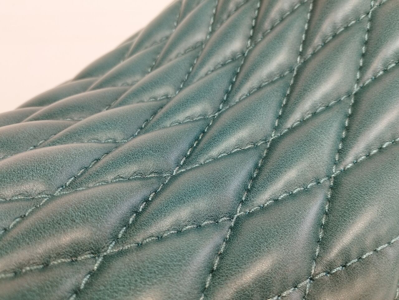 ☆新作・限定特注品☆本革（ブルーグリーン系）ダイヤ : ランブータン