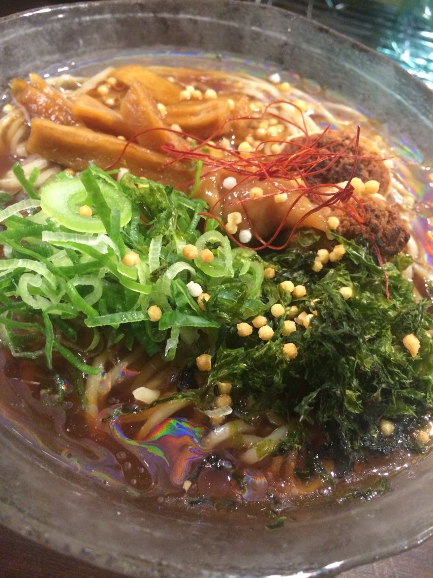 麺 密くろ 冷やし梅中華 醤油 宮城ラーメンカンパニー