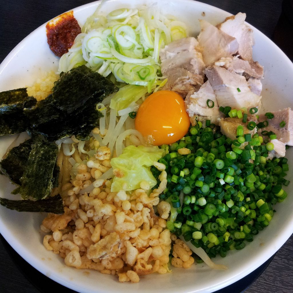 ラーメン鬼首 豚の汁なし 宮城ラーメンカンパニー ラーメン鬼首 豚の汁なし 宮城ラーメンカンパニー