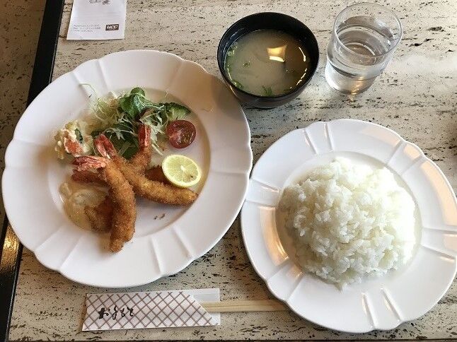 三原市 軽食 喫茶 ホシノ で エビフライランチ ご飯大盛り無料で ラーメン放浪記 Season2