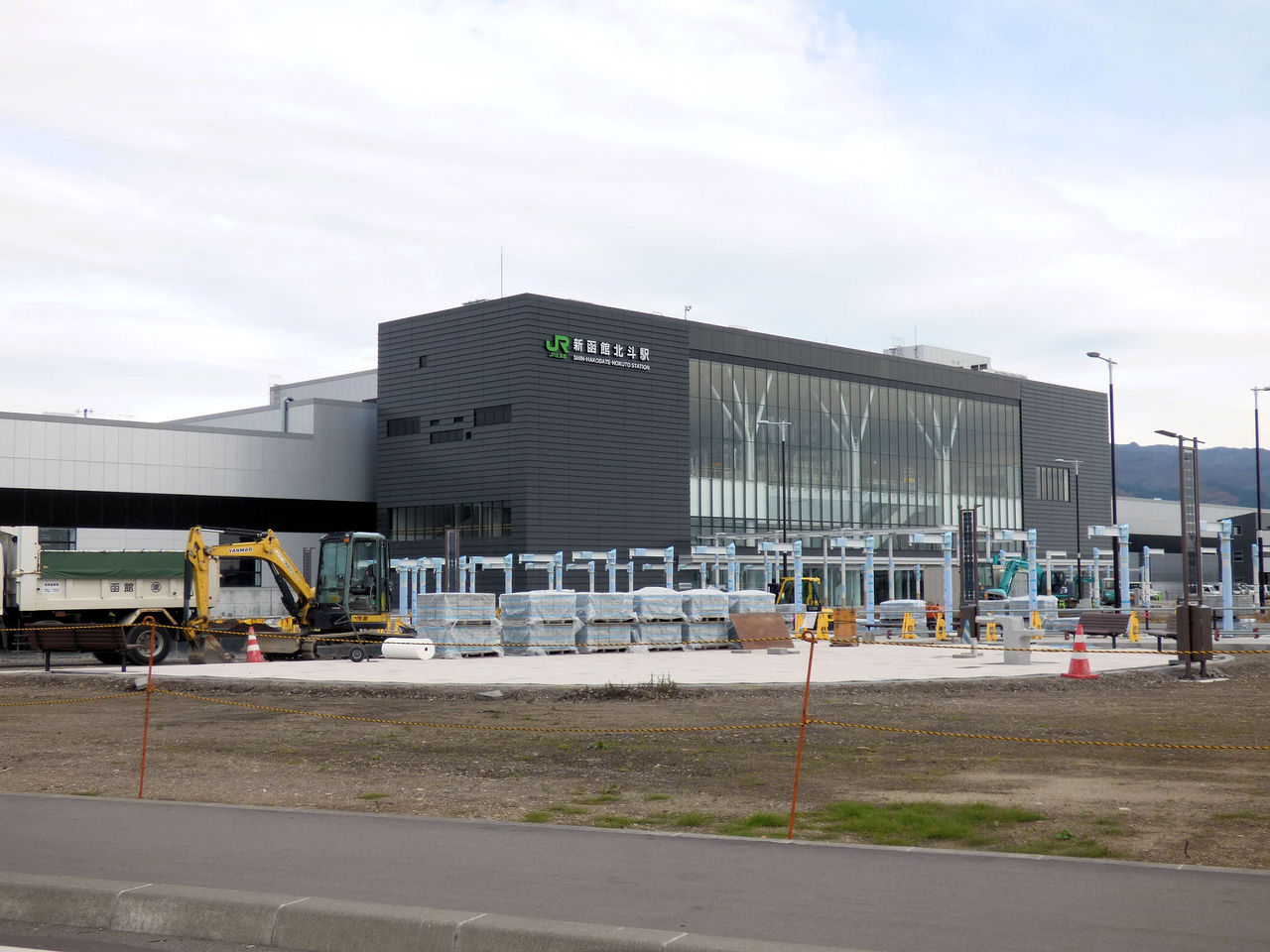 開業前 新函館北斗駅 渡島大野駅 月見草のように