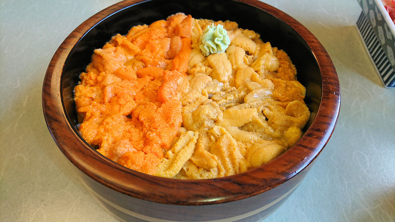 丼 ウニ 積丹 半島