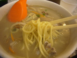 台北:海鮮麺麺のアップ