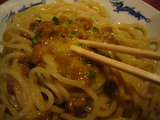 フジヤマ製麺(2)：麺と納豆
