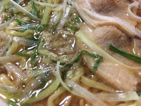 セブンイレブン)ネギ醤油ラーメン