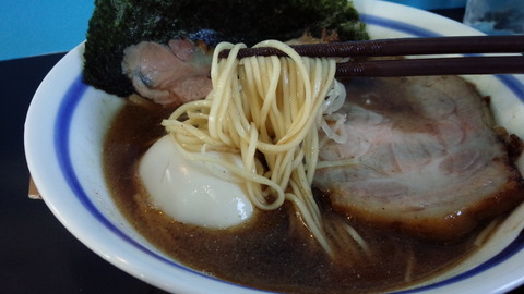 20161204_焼鯵正油らぁ麺(細麺)