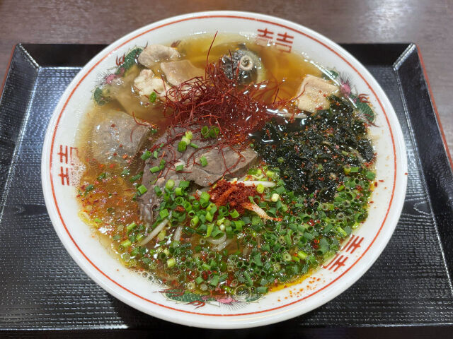 元祖 麺一 / 郷土料理をラーメンで伝えるの巻・・・でんがくホルモンラーメン ＠広島県廿日市市