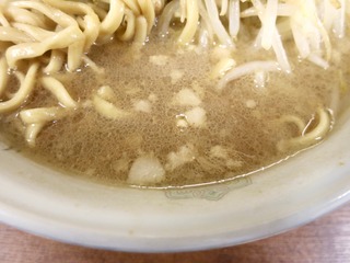 ラーメン二郎品川20160726汁