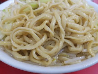 ラーメン二郎神田神保町店20180707麺