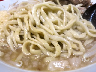 ラーメン二郎仙台20141114麺