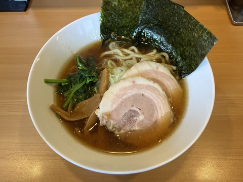 らぁめん雉虎【川崎新町・鶴見市場・八丁畷】煮干し醤油らぁめん