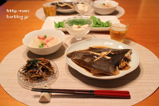 ストウブで 真カレイの煮付け の献立 Ram S Bar Powered By ライブドアブログ