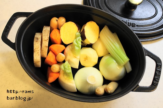 ストウブ オーブンで 押し麦入りゴロゴロ野菜のポトフ と 朝から Ram S Bar Powered By ライブドアブログ