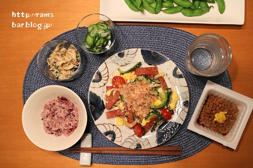 ゴーヤチャンプル の献立 そして フードジェニック Ram S Bar Powered By ライブドアブログ